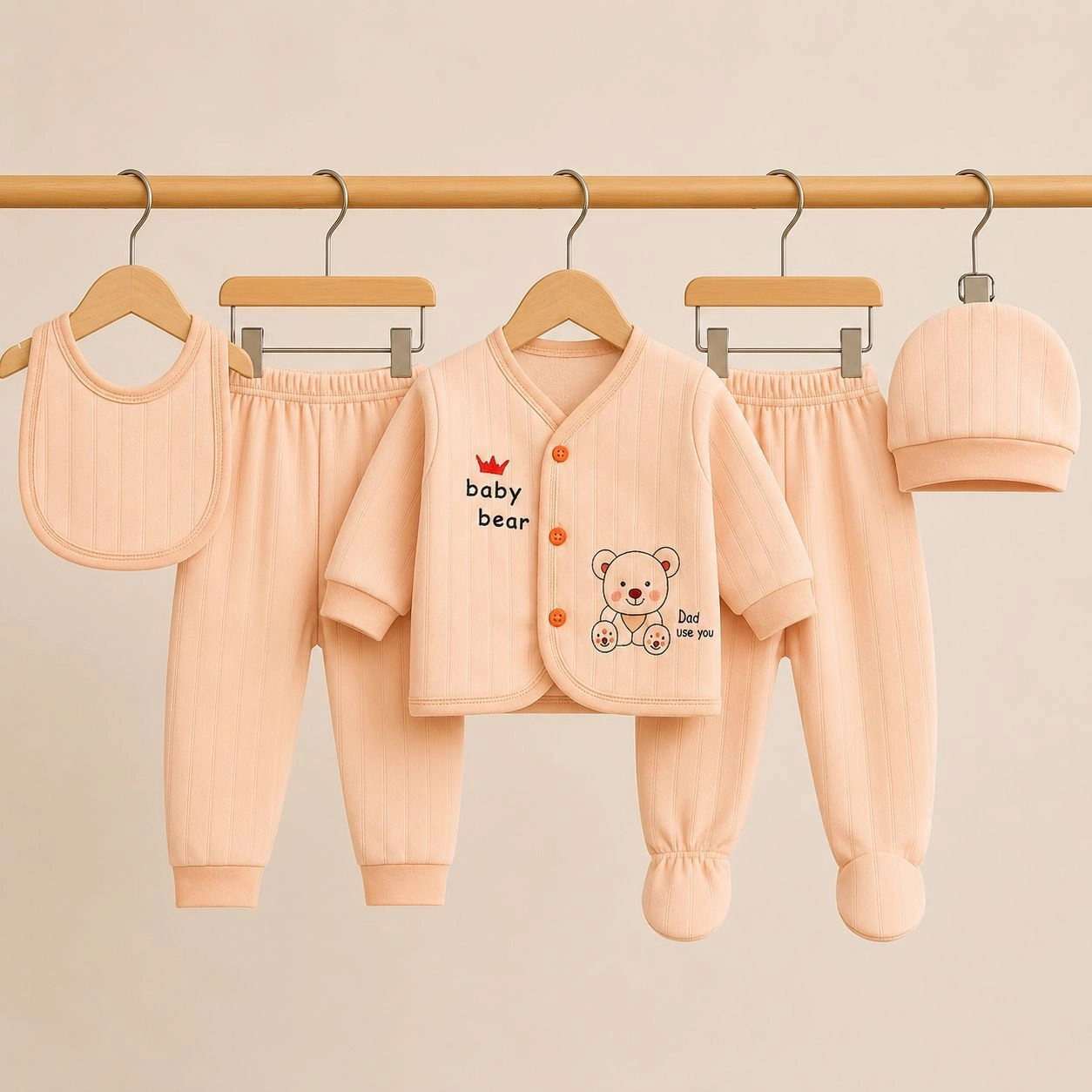 Baby winter 5 Pcs Starter Set Dresses