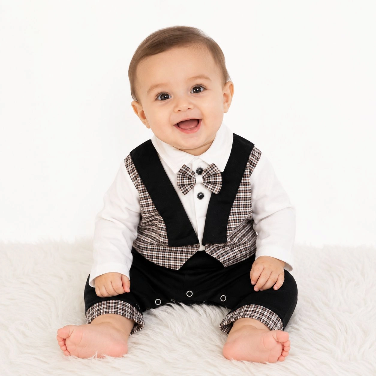 MG Premium Baby Tux Rompers Range