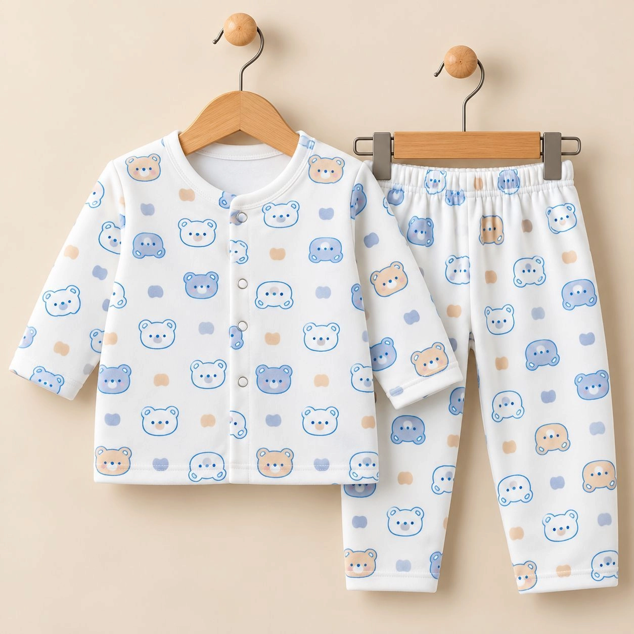 Winter Fleece 2 pc baby suits