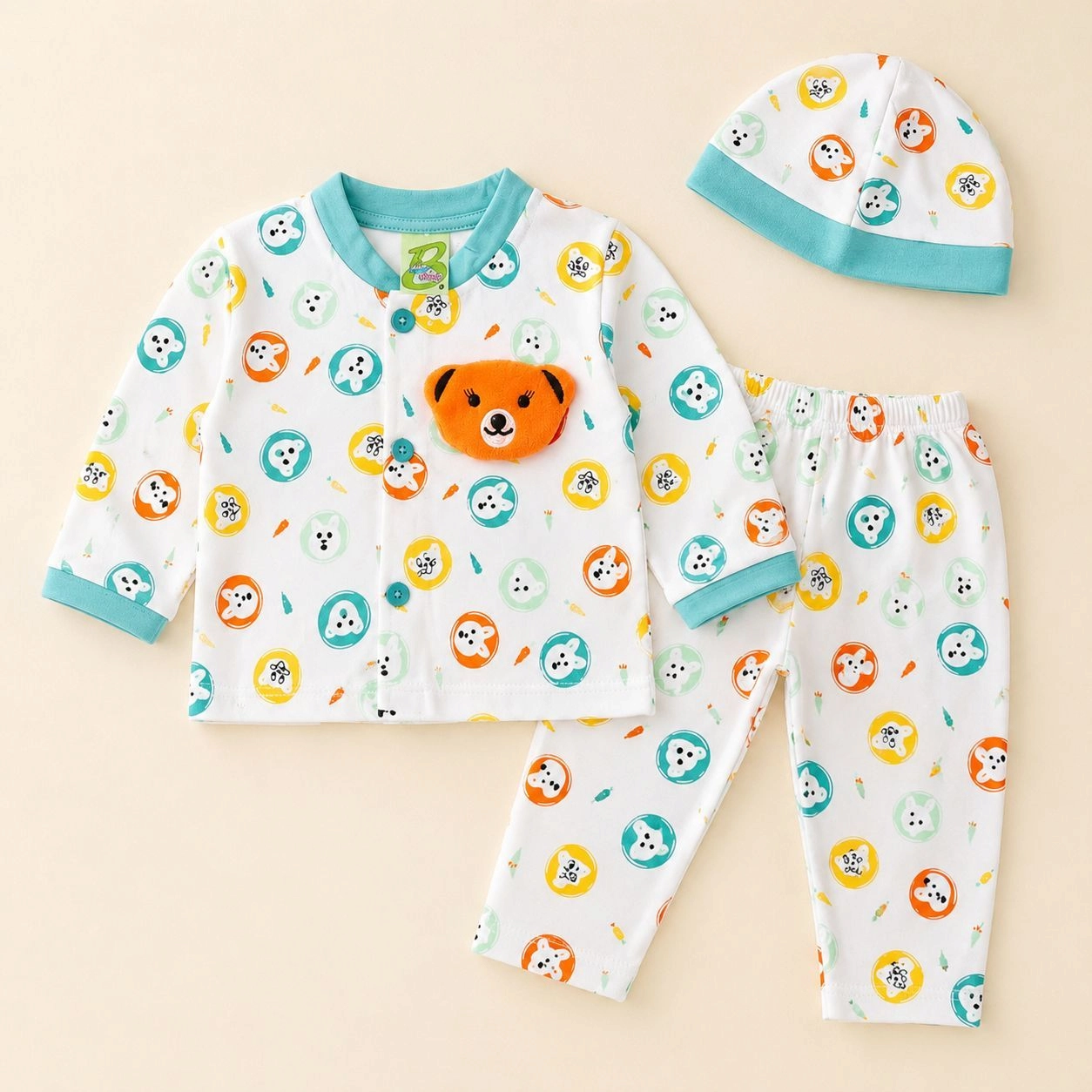 Baby Pajama Suit with Cap