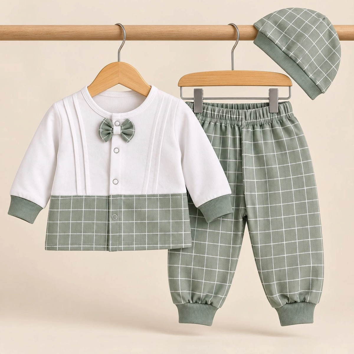 Baby Pajama Suit with Cap SK(0-3 months)