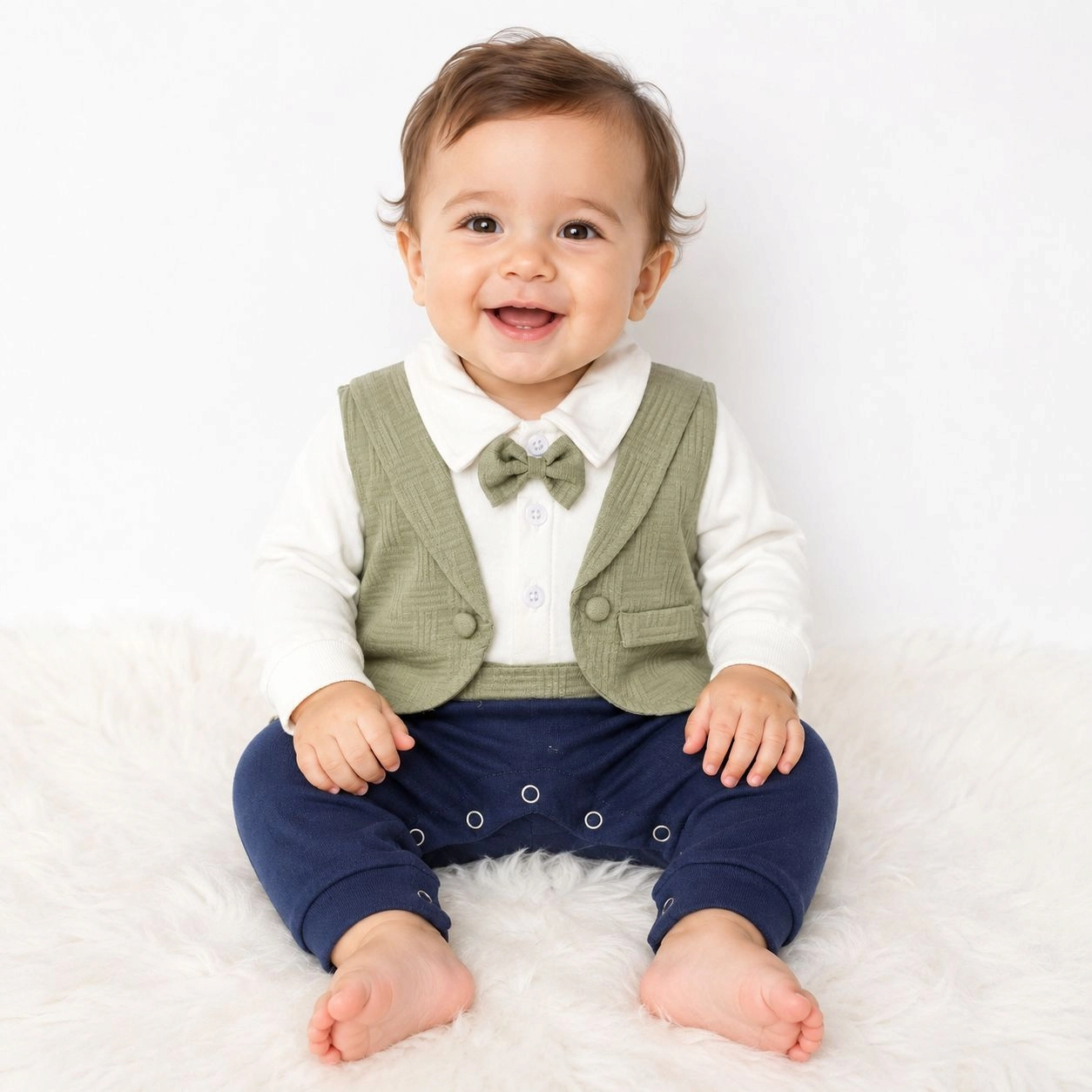 MC Premium Tux Baby Rompers Collection