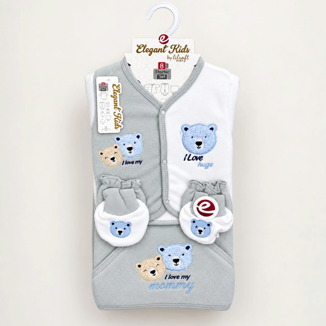8 Pcs Winter Fleece Baby Starter Set – Warm & Cozy
