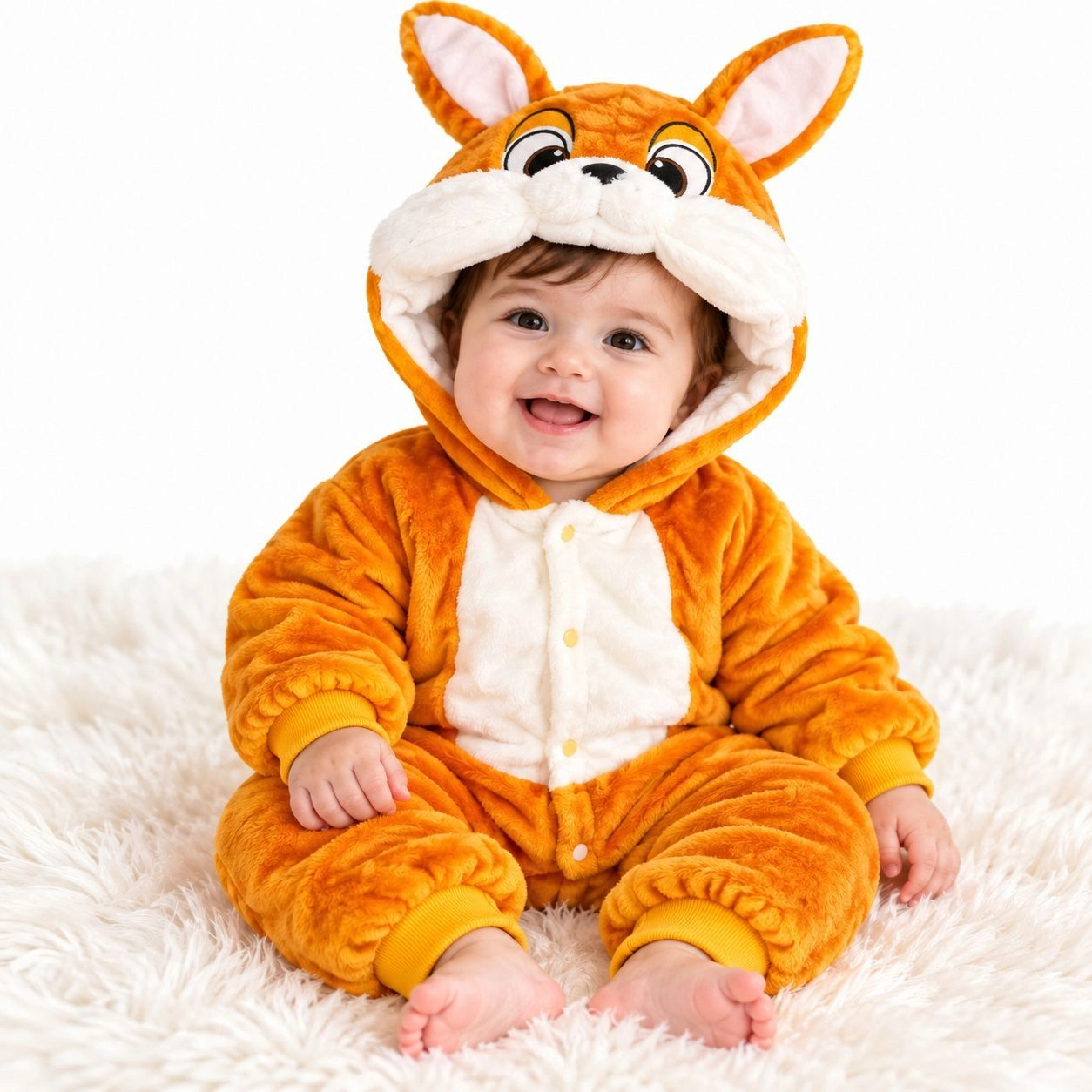Baby Quilted Foaming Winter Rompers – Cozy & Stylish