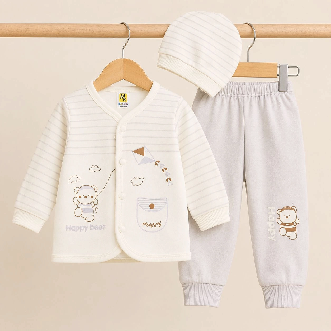 Baby Pajama Suit with Cap SK(0-3 months)