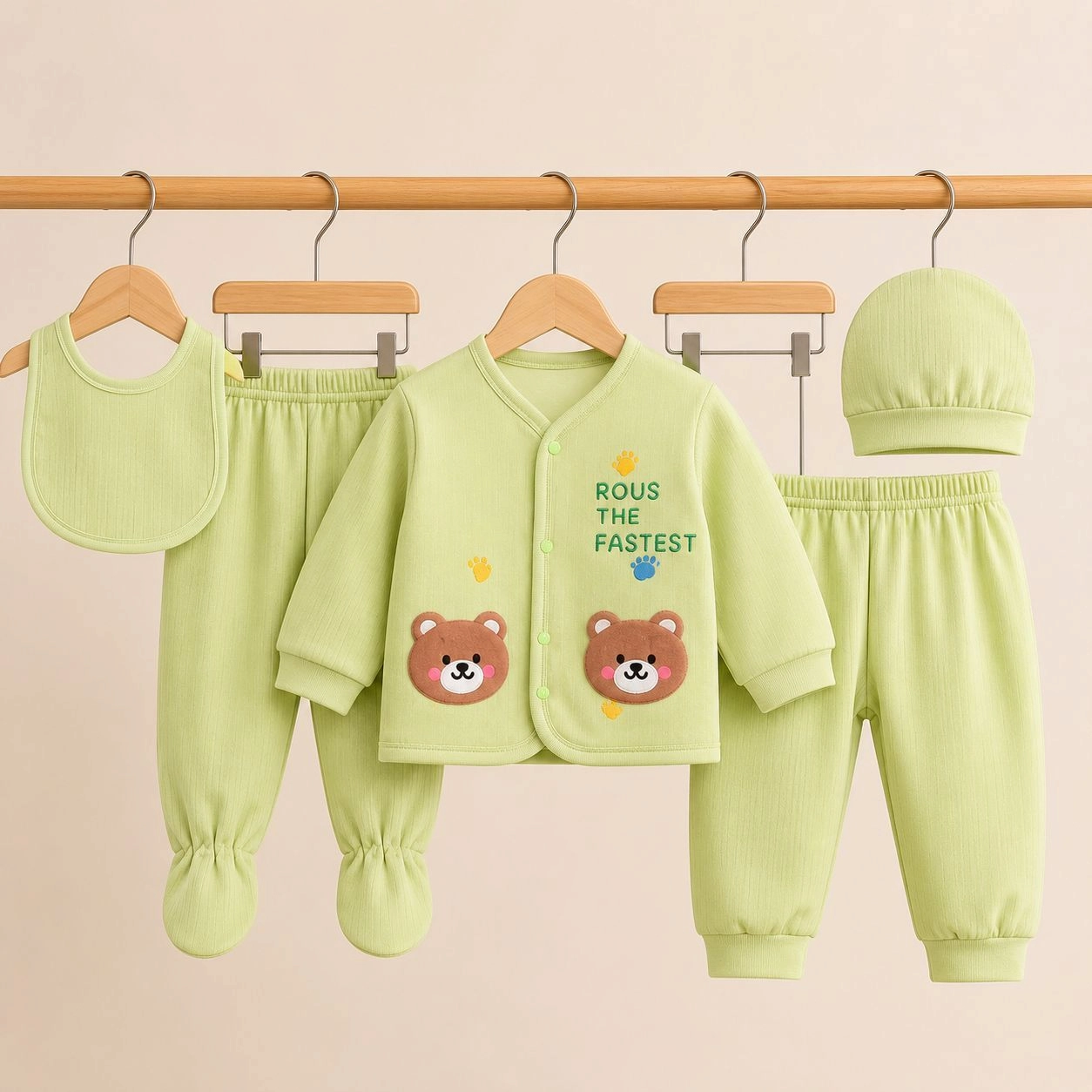 Baby winter 5 Pcs Starter Set Dresses