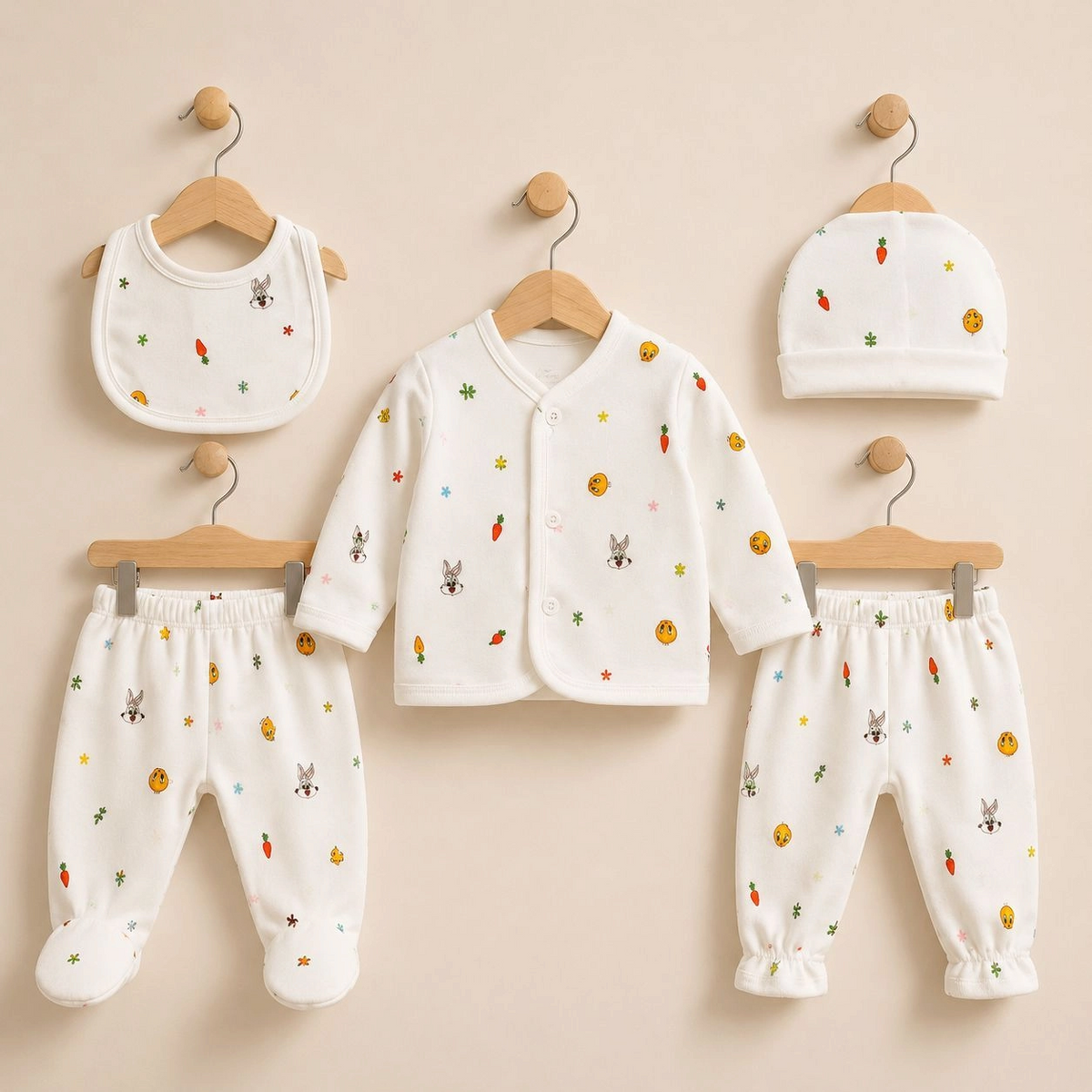 Baby winter 5 Pcs Starter Set Dresses