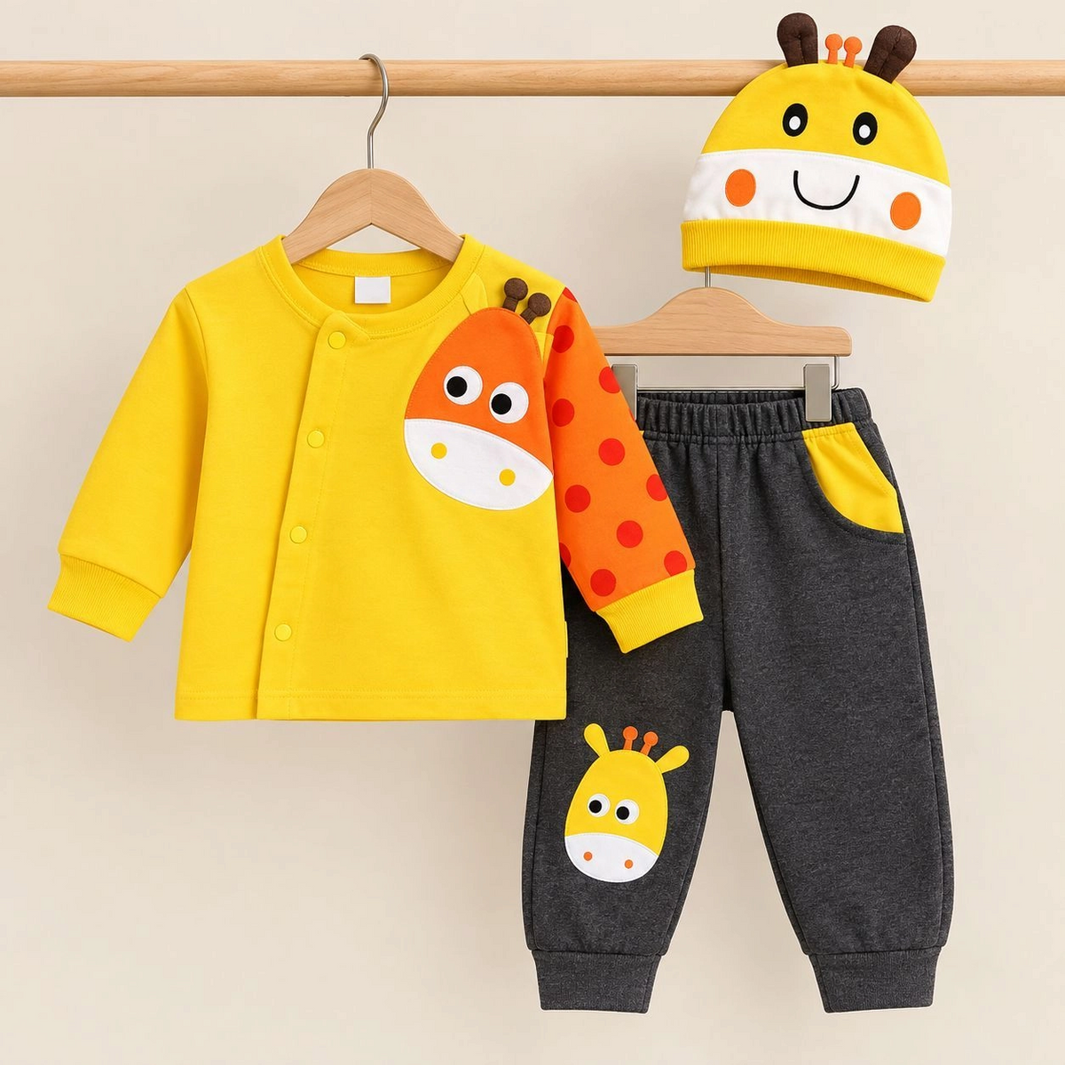 Baby Pajama Suit with Cap SK(0-3 months)