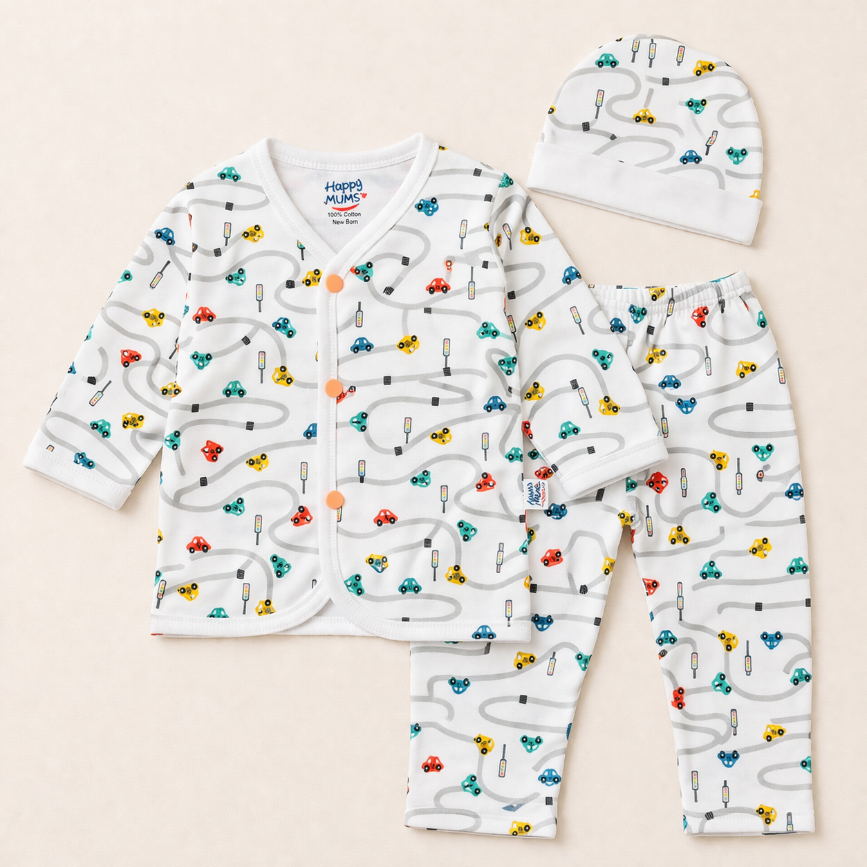 Baby Pajama Suit with Cap