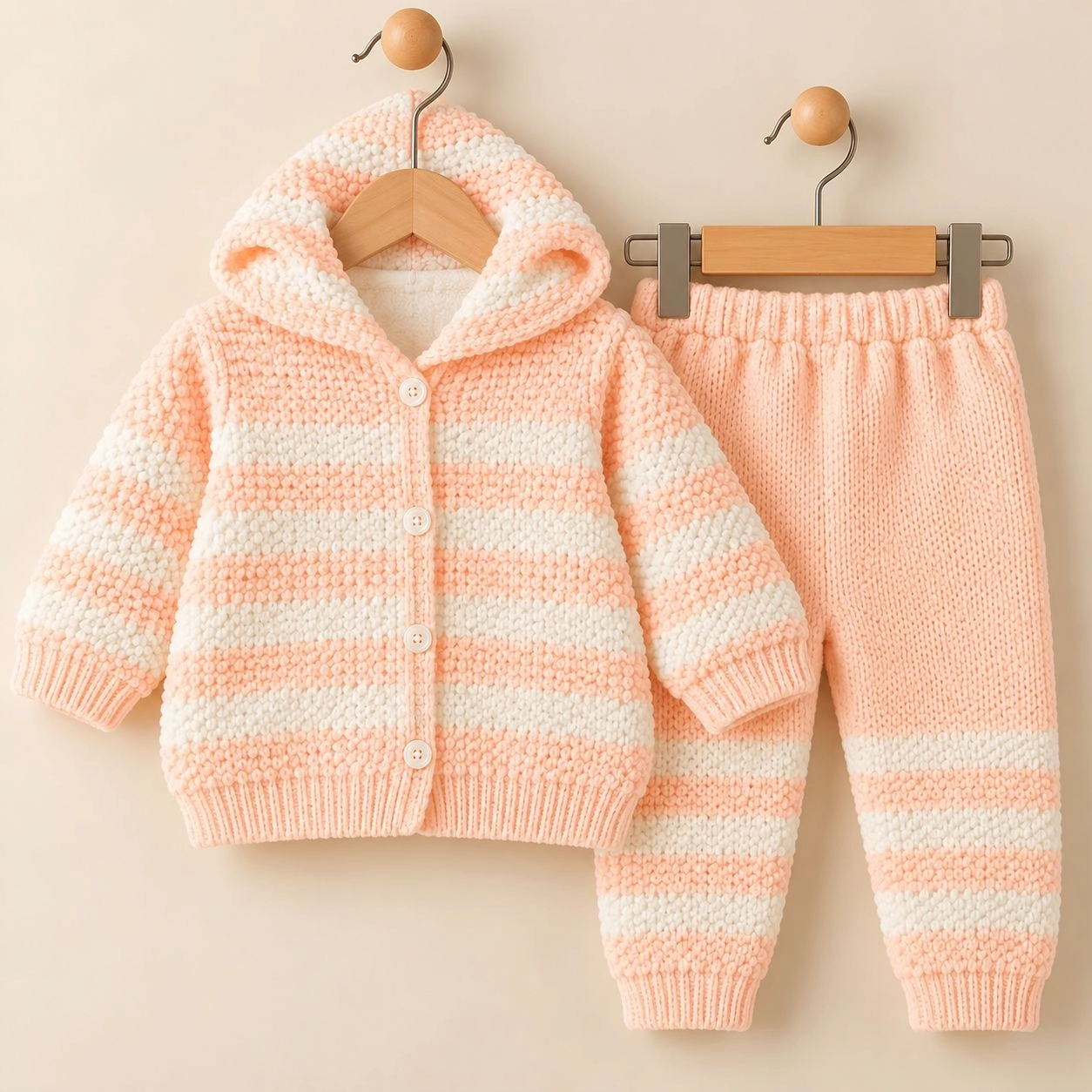 Winter woolen 2 pc baby suits