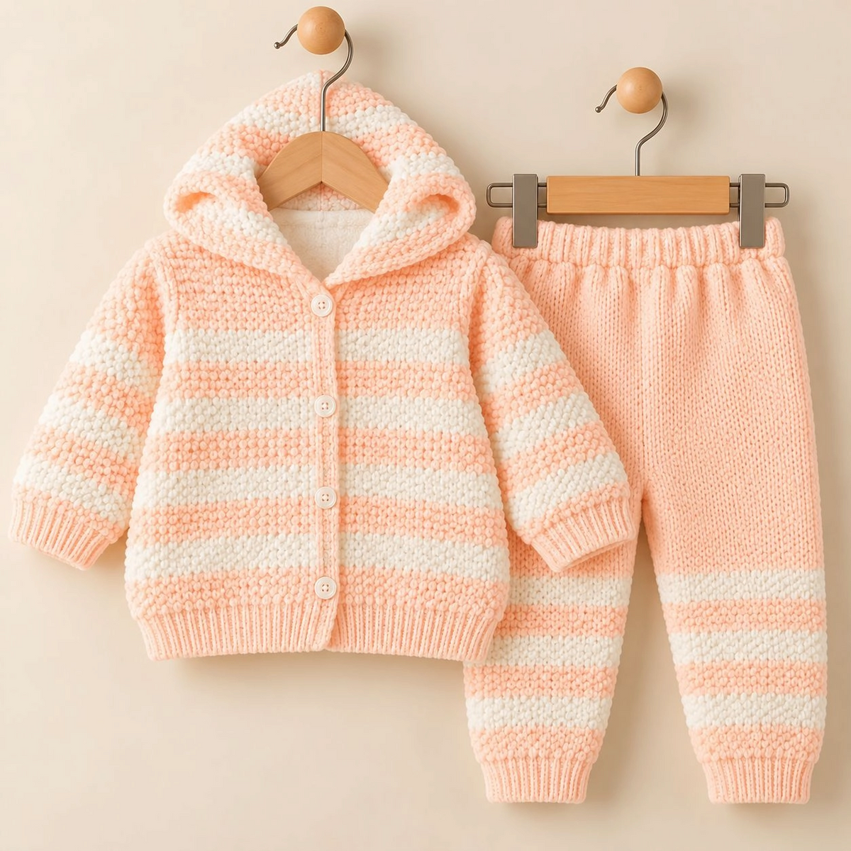 Winter woolen 2 pc baby suits