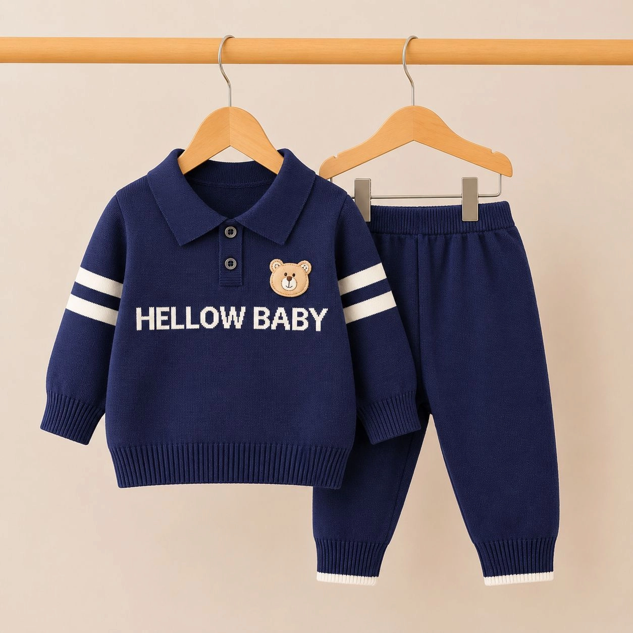 Baby Woolen Pajama Suits – Winter Collection ❄️