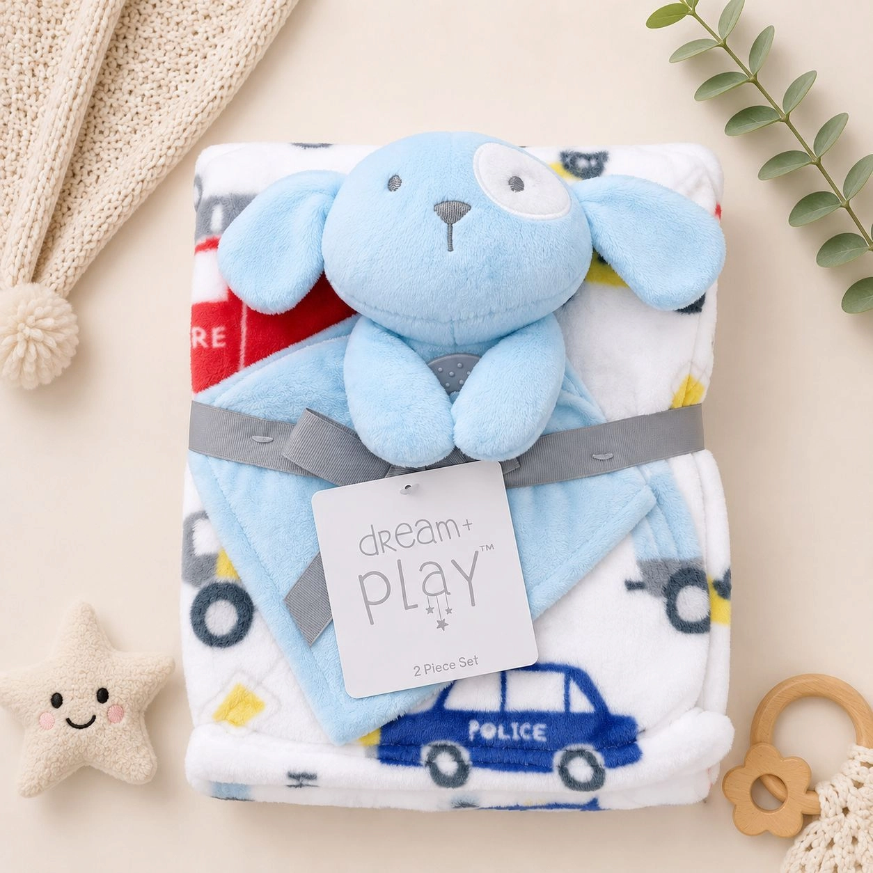 🧸Duck N Duck Baby Blanket with Stuff Toy(SB)