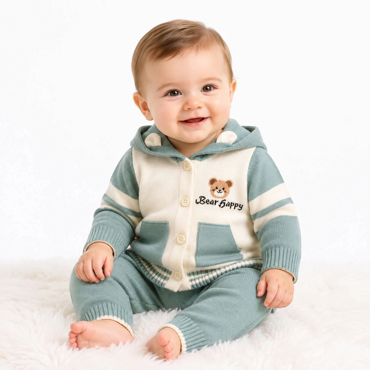 Baby Woolen Pajama Suits – Winter Collection ❄️