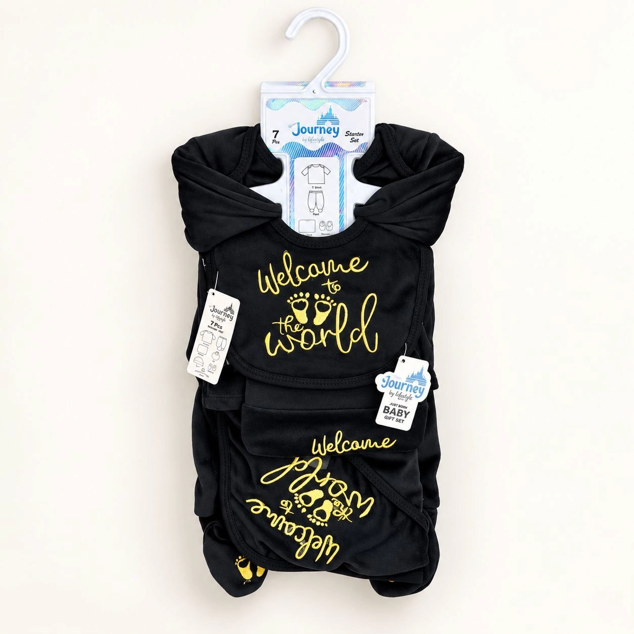 7 Pcs Winter velvet Baby Starter Set – Warm & Cozy