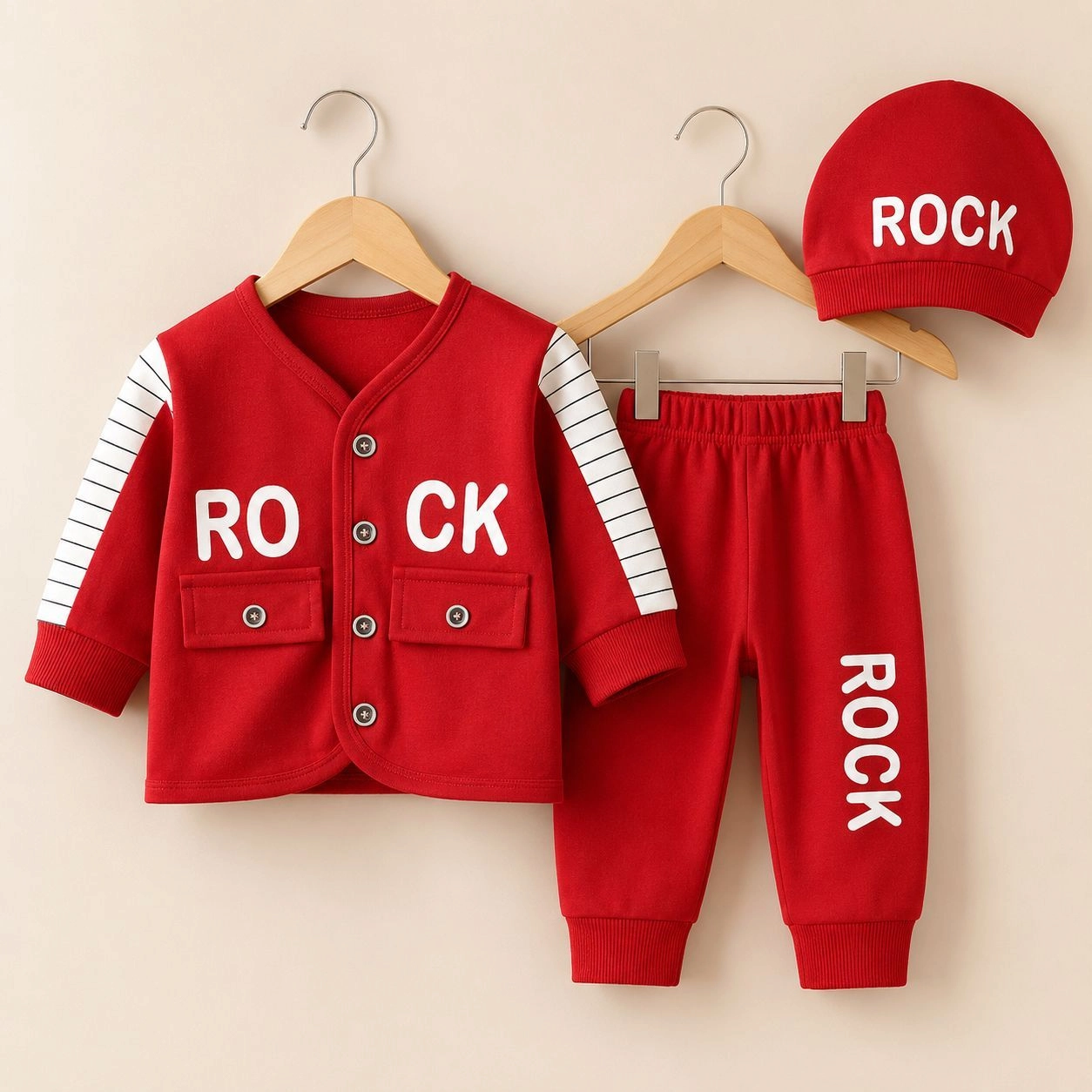 Baby Pajama Suit with Cap SK(0-3 months)