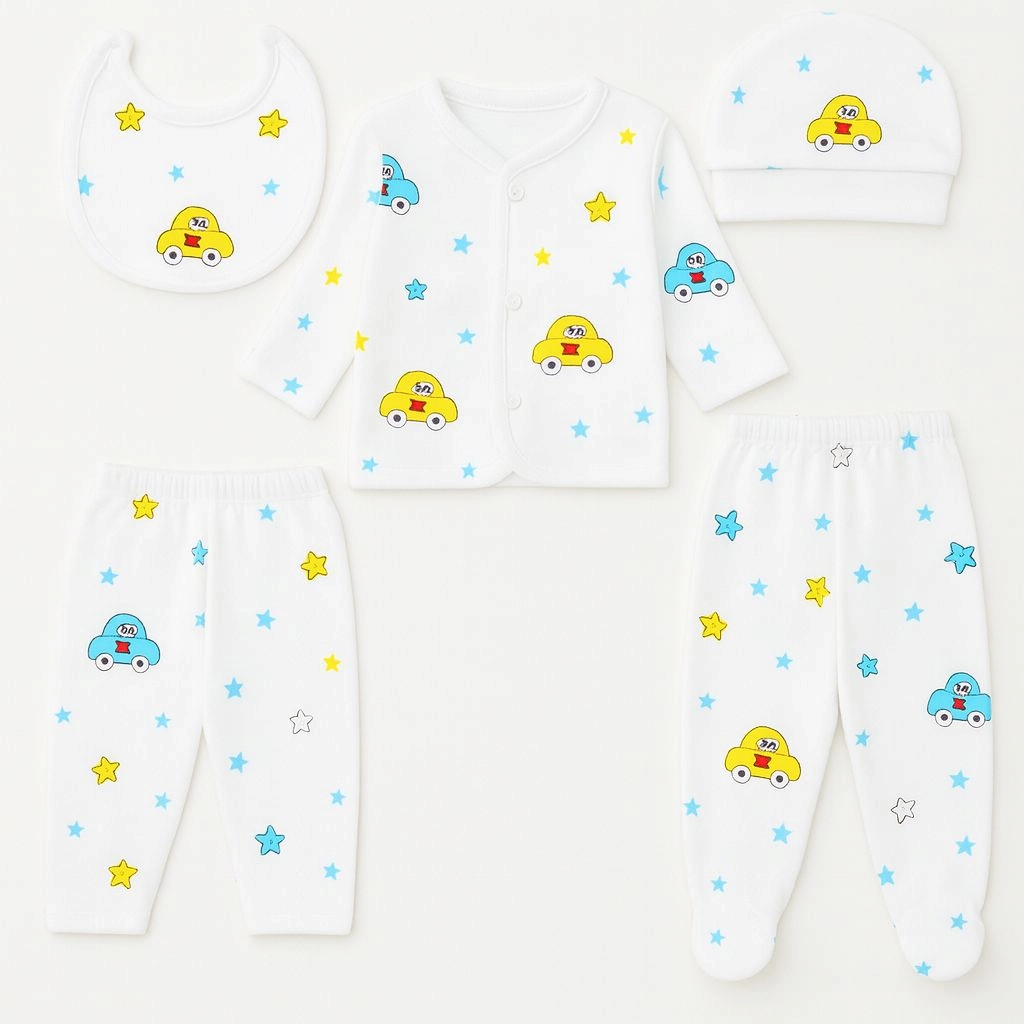 Baby winter 5 Pcs Starter Set Dresses