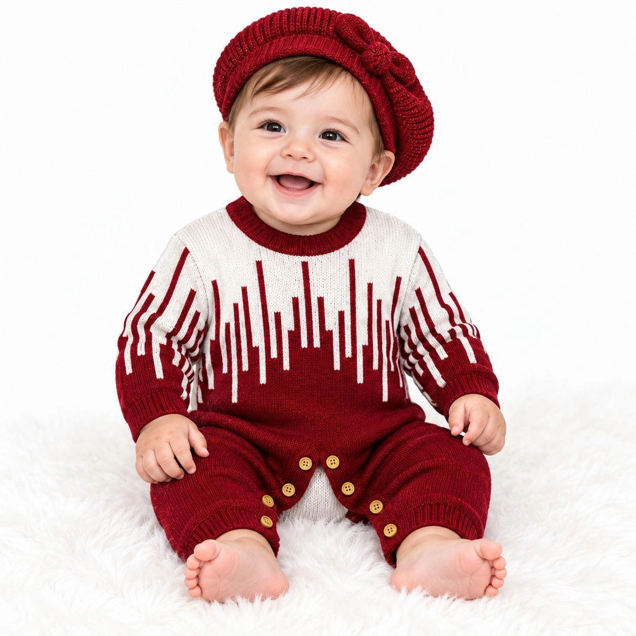 Imported Woolen Baby Rompers (LR)