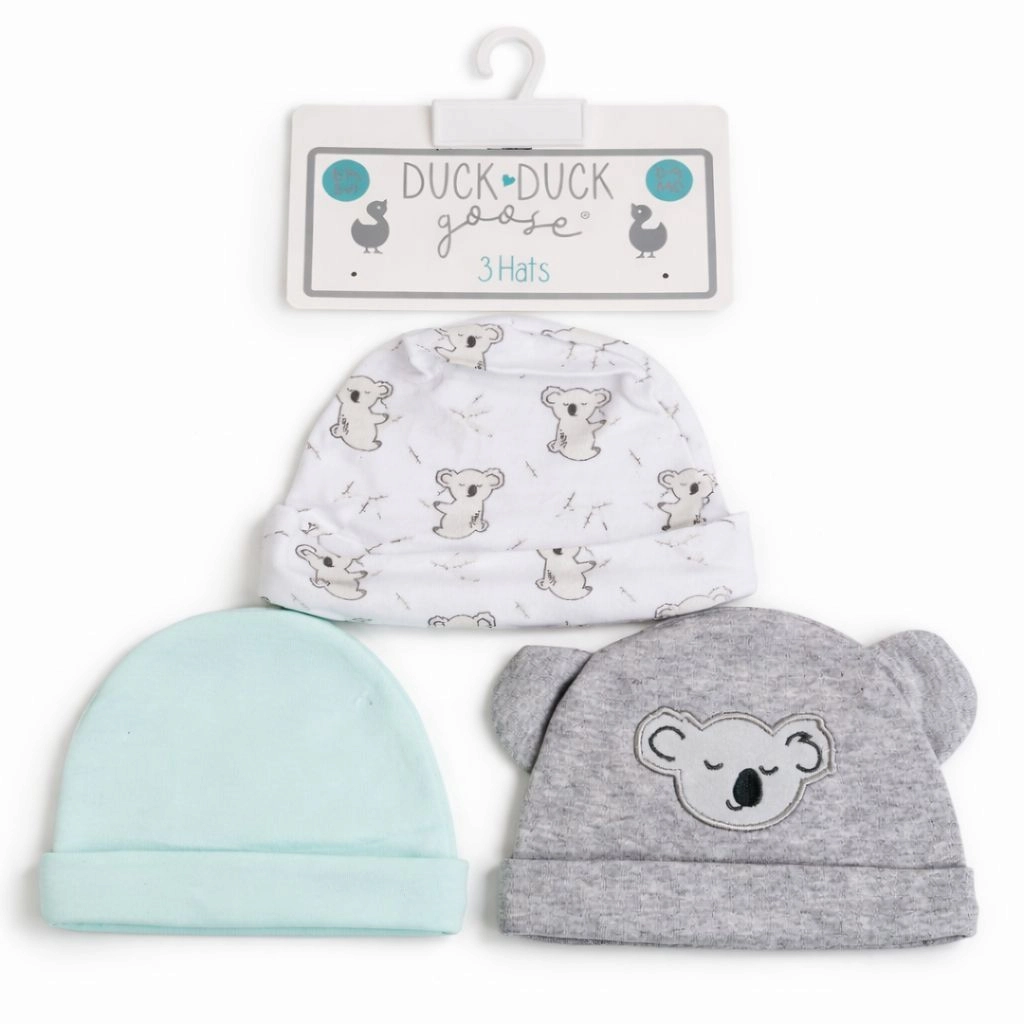 Duck N Duck Baby Caps Set of 3