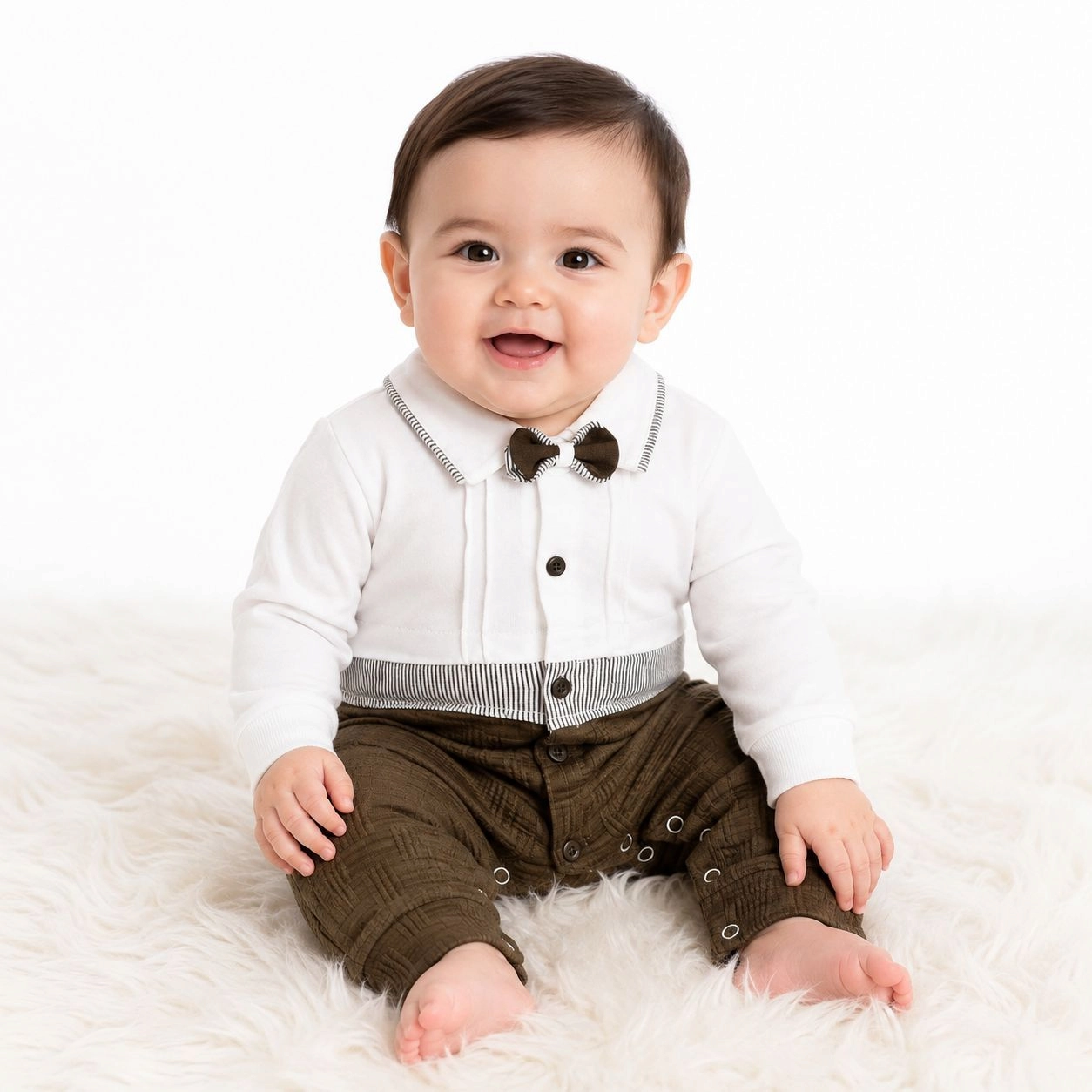 MC Premium Tux Baby Rompers Collection