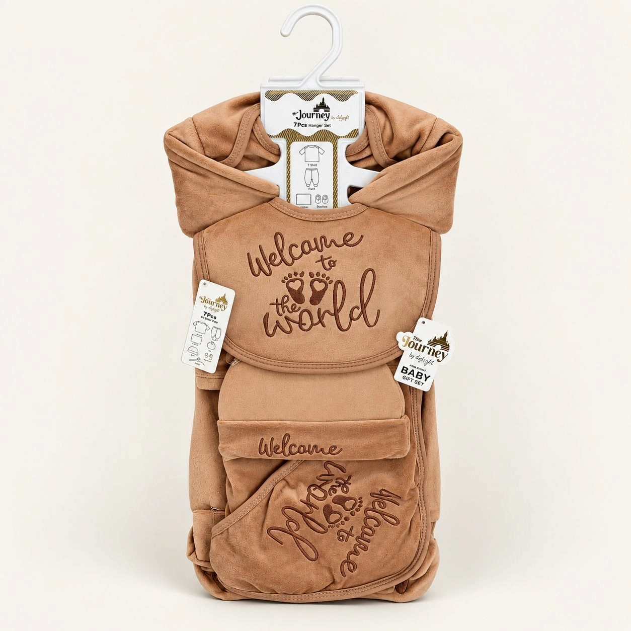 7 Pcs Winter velvet Baby Starter Set – Warm & Cozy