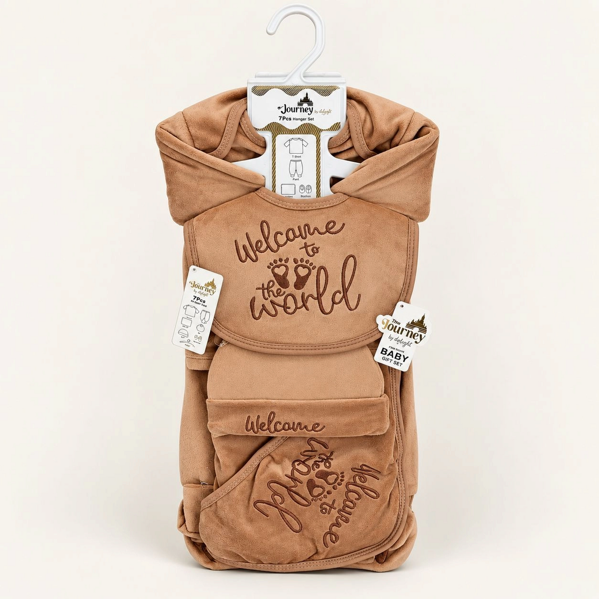 7 Pcs Winter velvet Baby Starter Set – Warm & Cozy