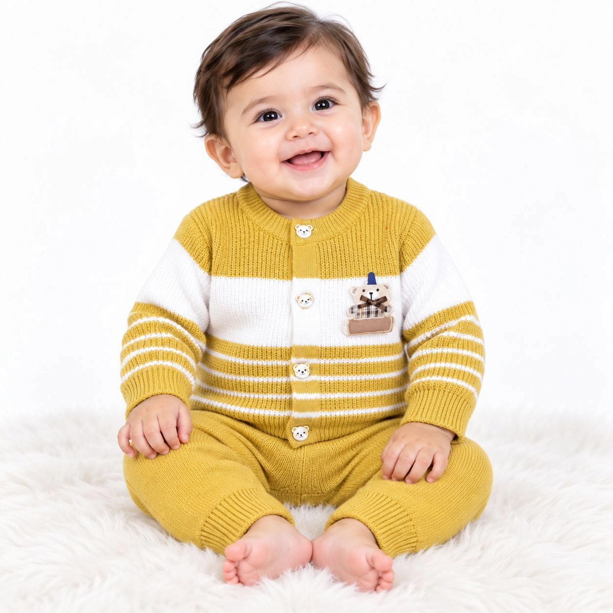 Baby Woolen Pajama Suits – Winter Collection ❄️