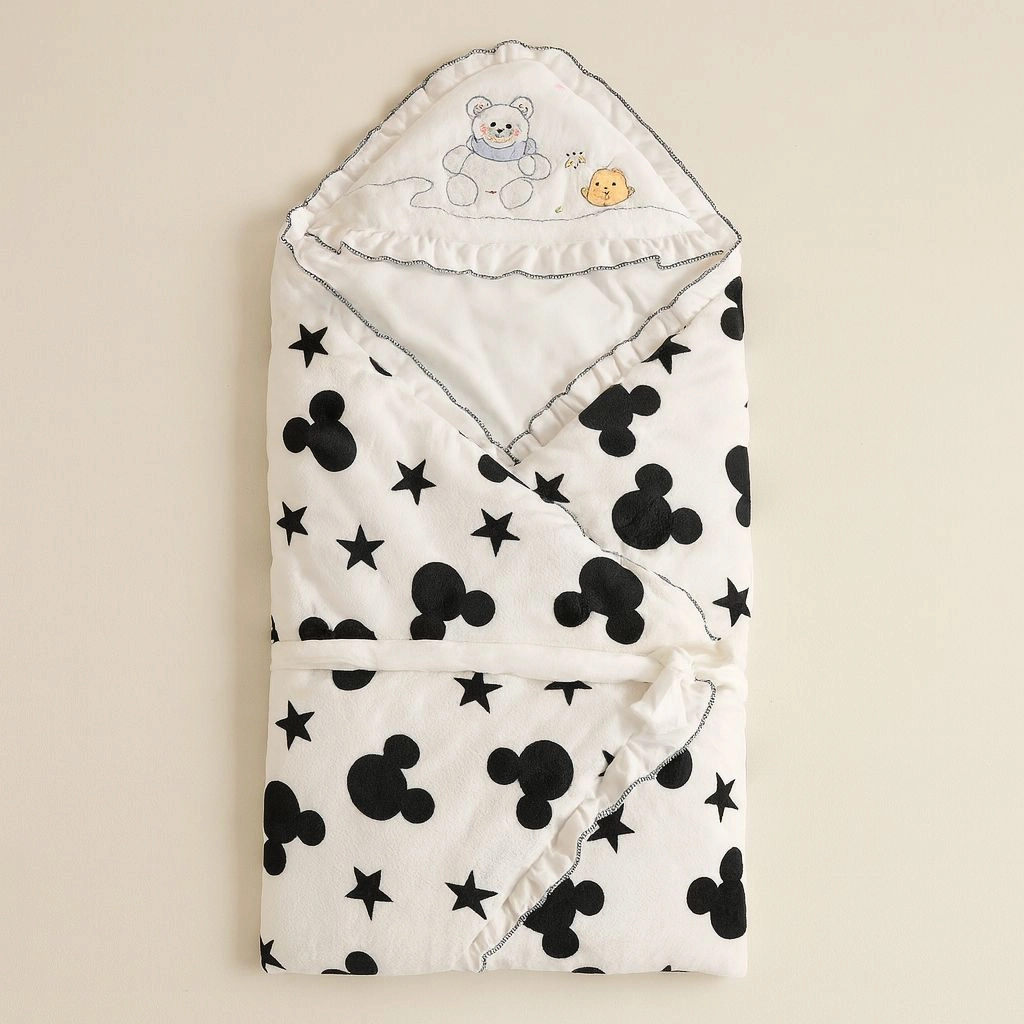 Baby Quilted Sleeping Bag / Carry Nest with Belt