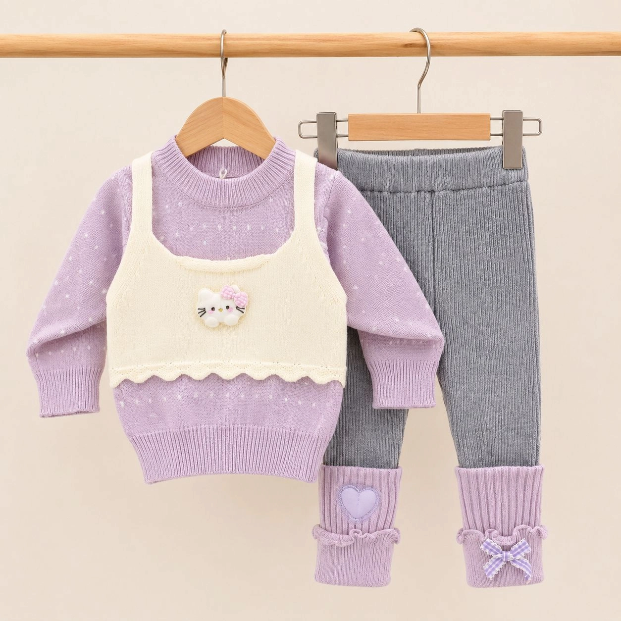 Baby Woolen Pajama Suits – Winter Collection ❄️