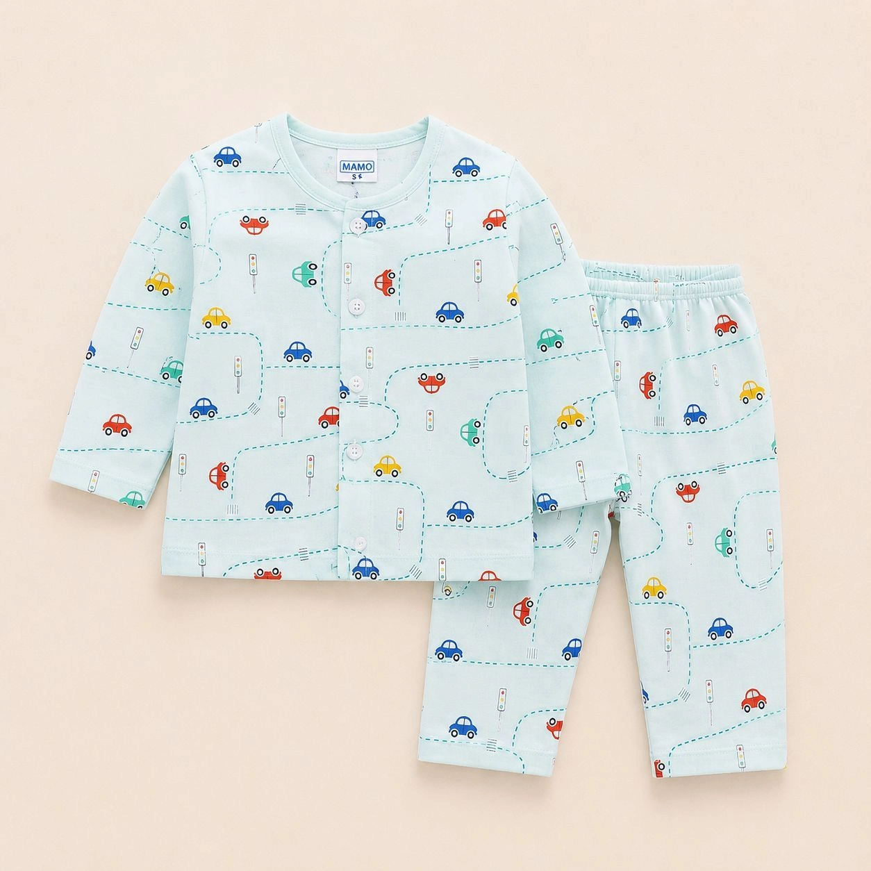 MAMO 100% Cotton(Lawn) pajama suit(CGreen)
