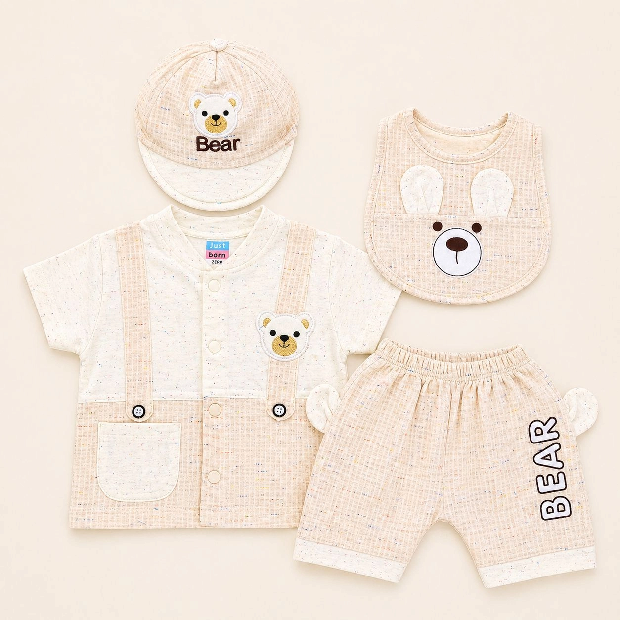Imported Kids Niker Shirts Collection with cap n bib (0-3 month)