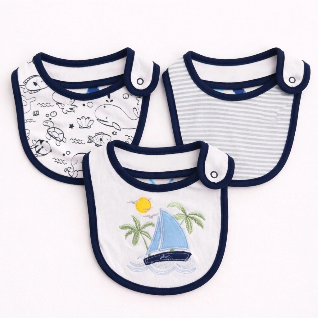 Set of 3 Baby Bibs Collection