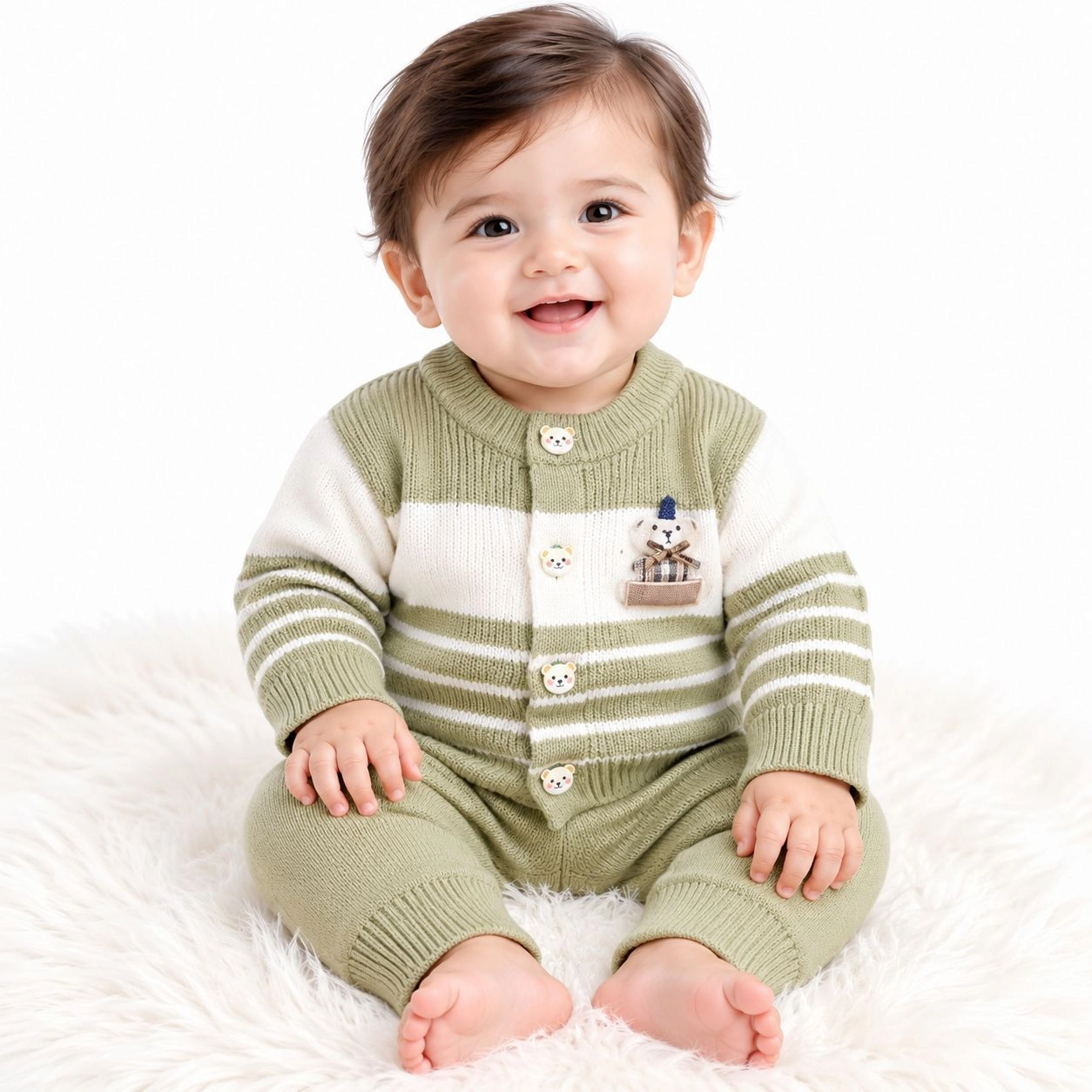 Baby Woolen Pajama Suits – Winter Collection ❄️