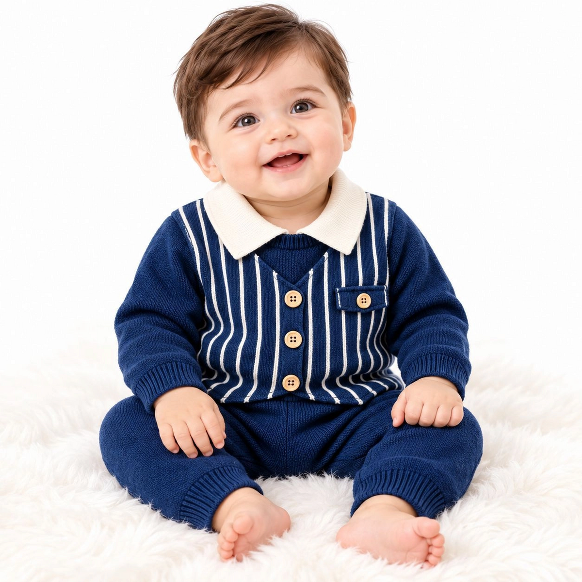 Baby Woolen Pajama Suits – Winter Collection ❄️ – winter baby 2 piece sets for newborns and infants in Pakistan | Baby Spot