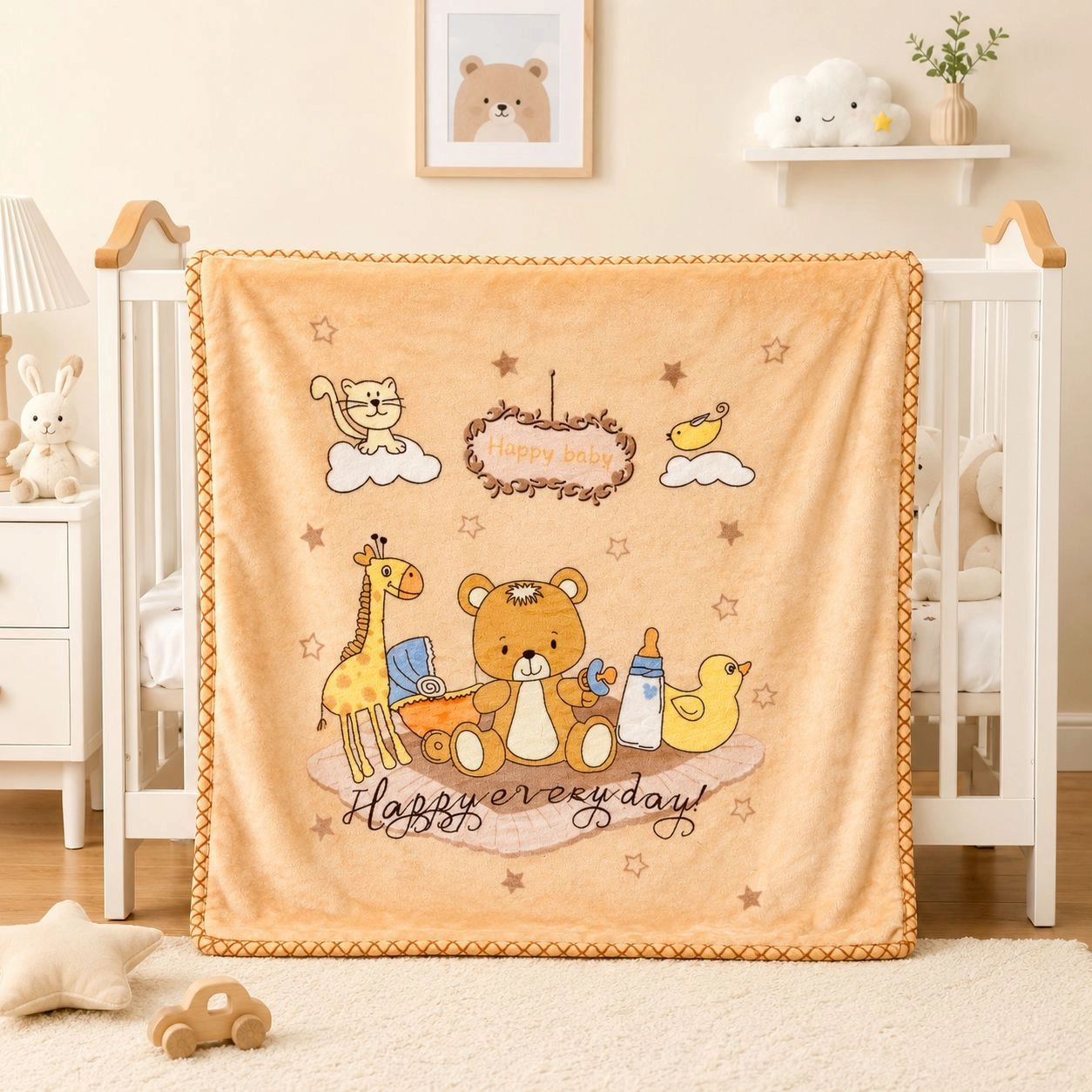 Baby Soft Double-Ply Blanket (100 X 100Cm)