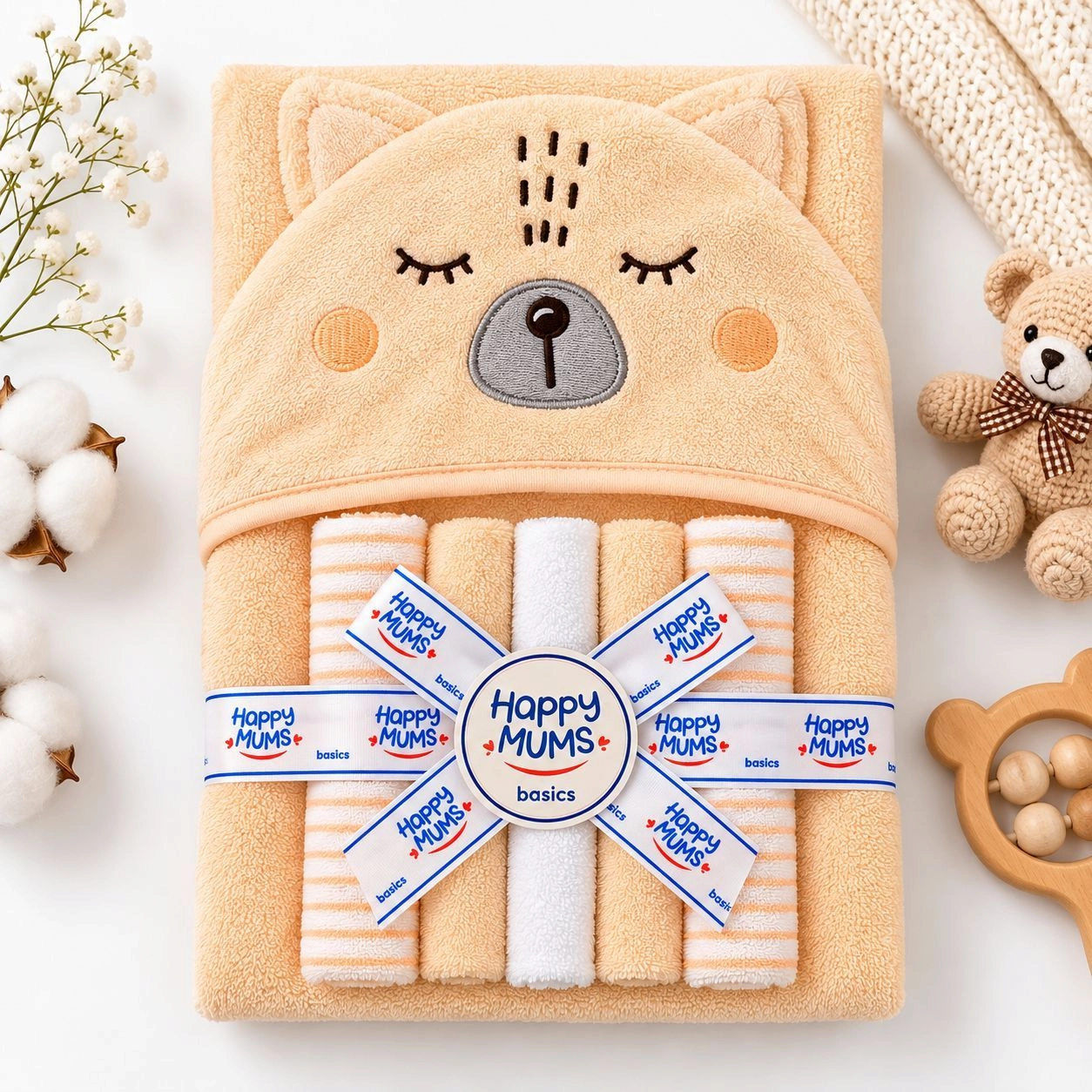HM Baby Hooded Bath Towel Set