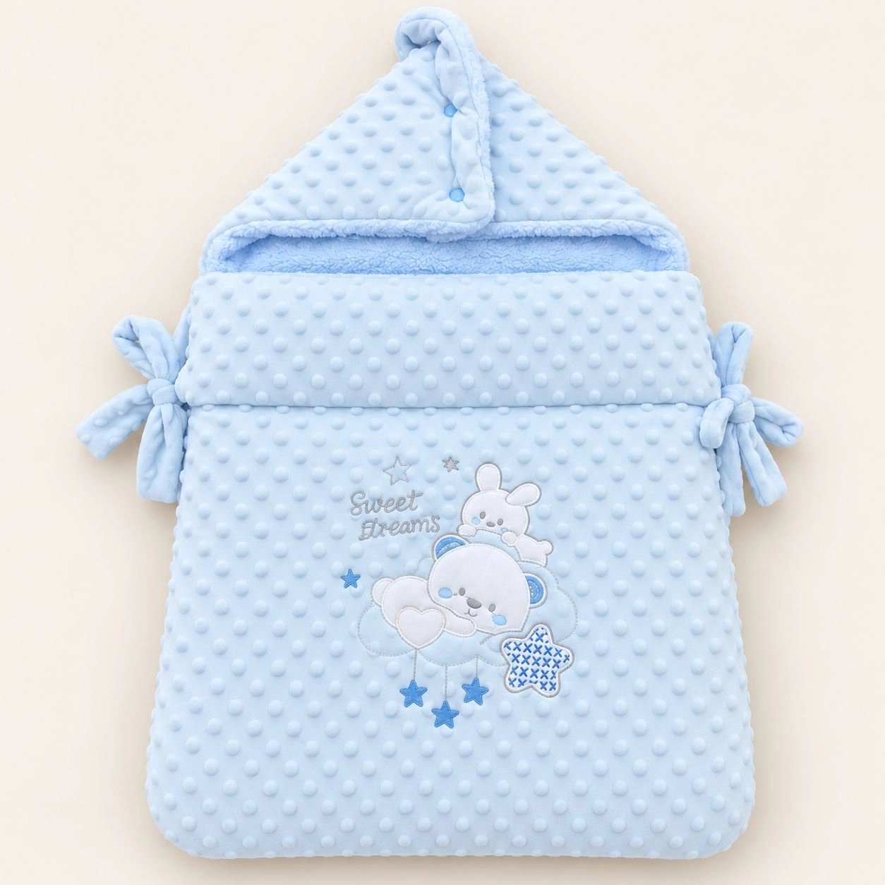 Sunnozy Branded Baby Sleeping Bag/Carry Nest(Blue)