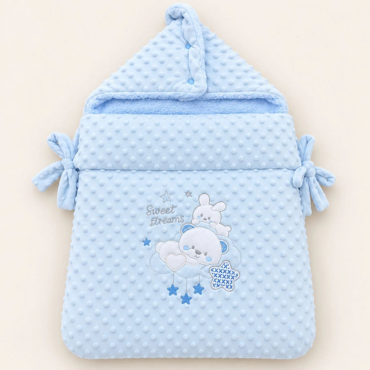 Sunnozy Branded Baby Sleeping Bag/Carry Nest(Blue)