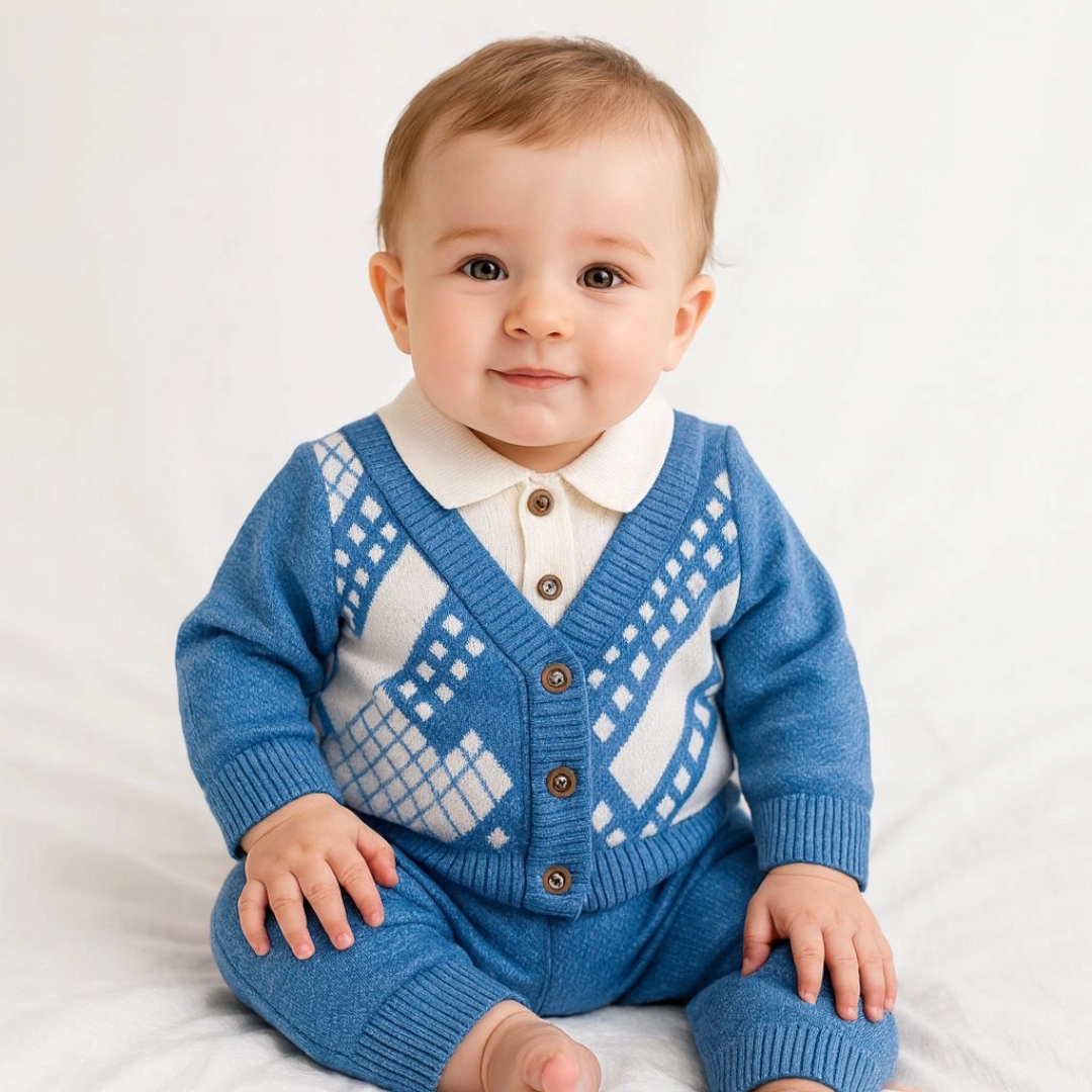 Baby Woolen Pajama Suits – Winter Collection ❄️