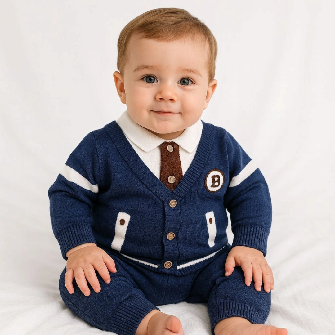 Baby Woolen Pajama Suits – Winter Collection ❄️