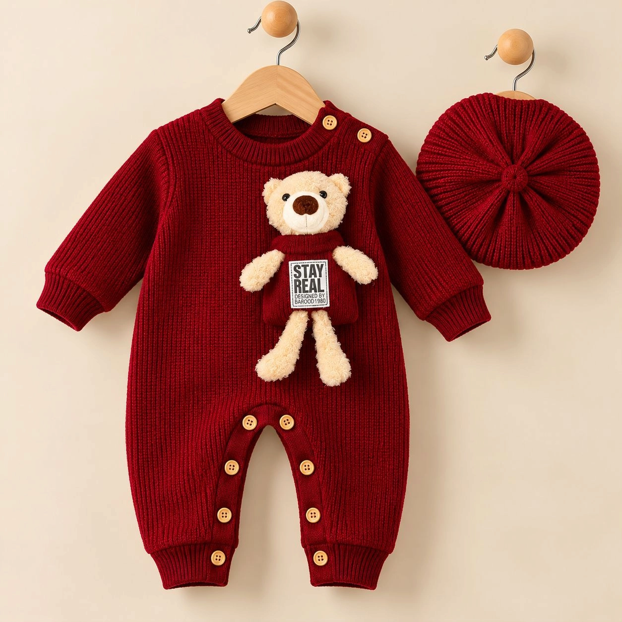 Imported Woolen Baby Rompers
