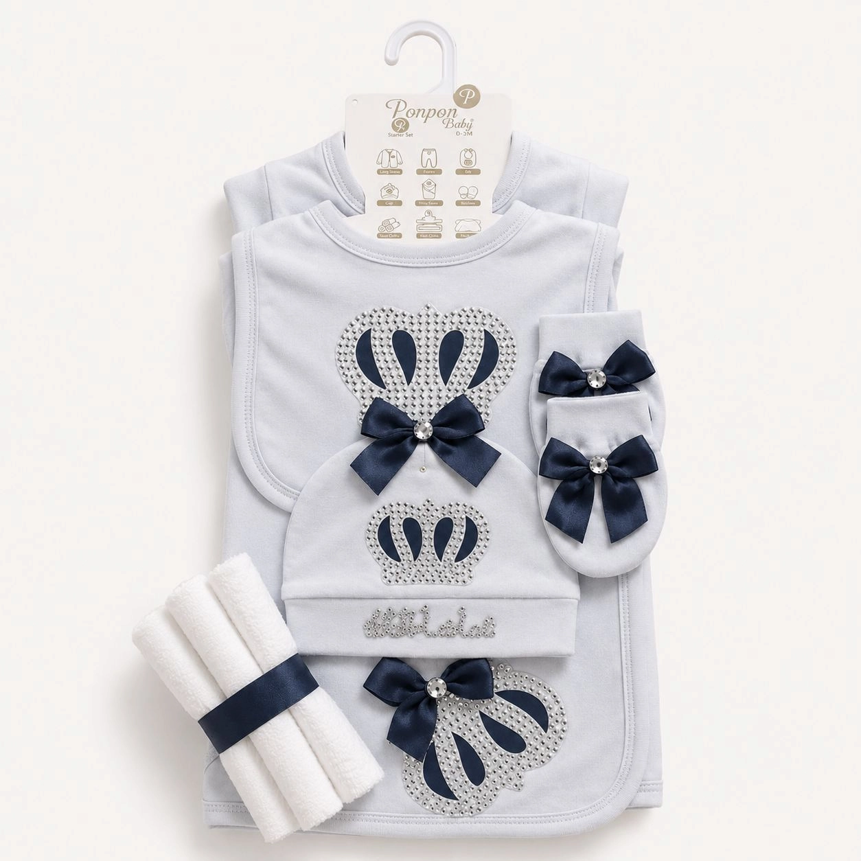 Baby Crown Theme 10-Piece Starter Set