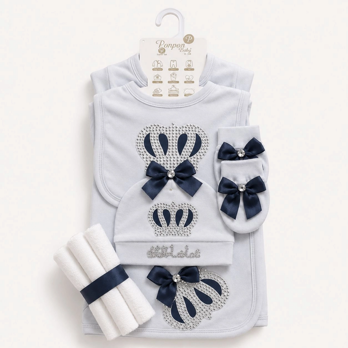 Baby Crown Theme 10-Piece Starter Set