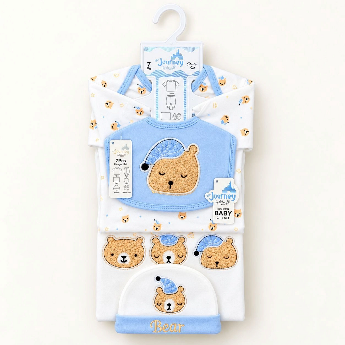 7 Pcs Winter velvet Baby Starter Set – Warm & Cozy
