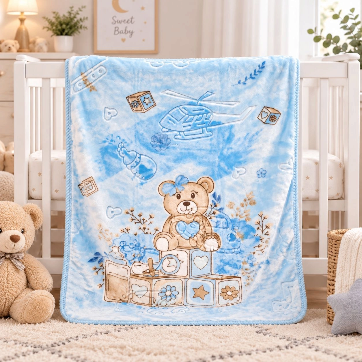 Baby Soft Double-Ply Blanket (100 X 100Cm)