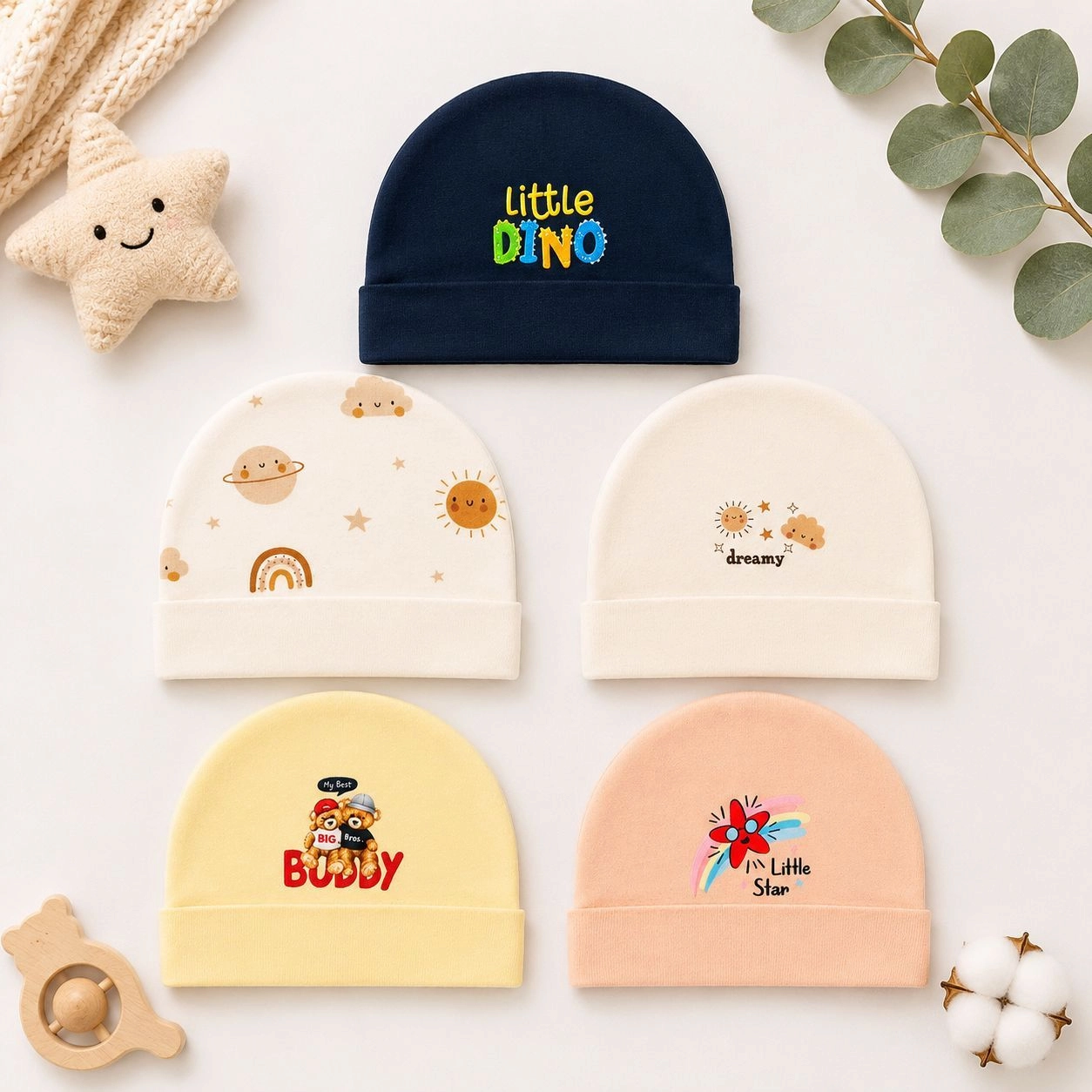 Baby Caps Set of 5