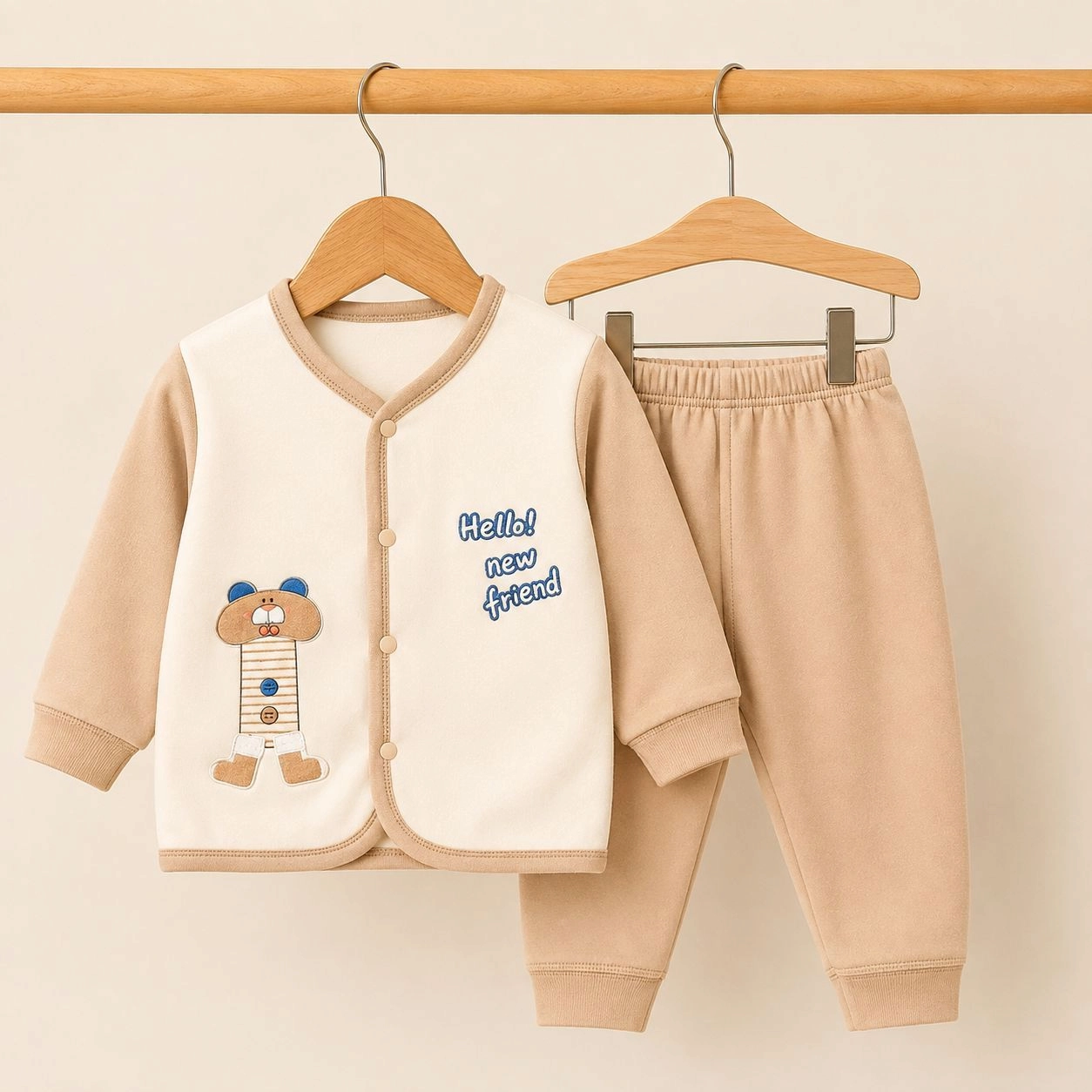 Imported Fleece 2 pc baby suits