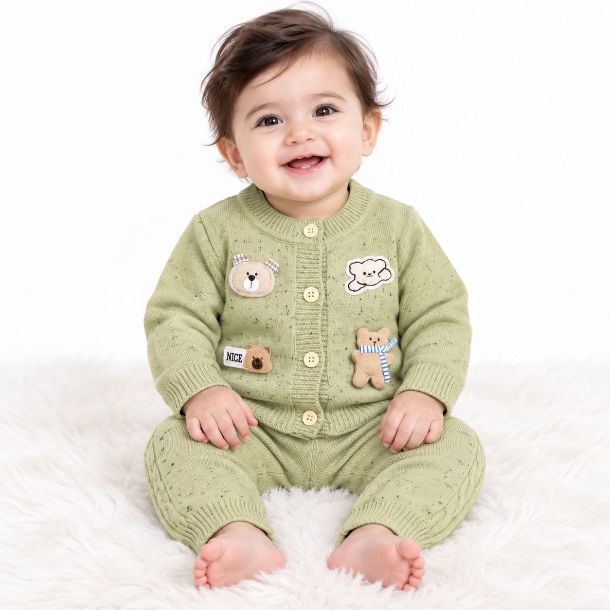 Baby Woolen Pajama Suits – Winter Collection ❄️