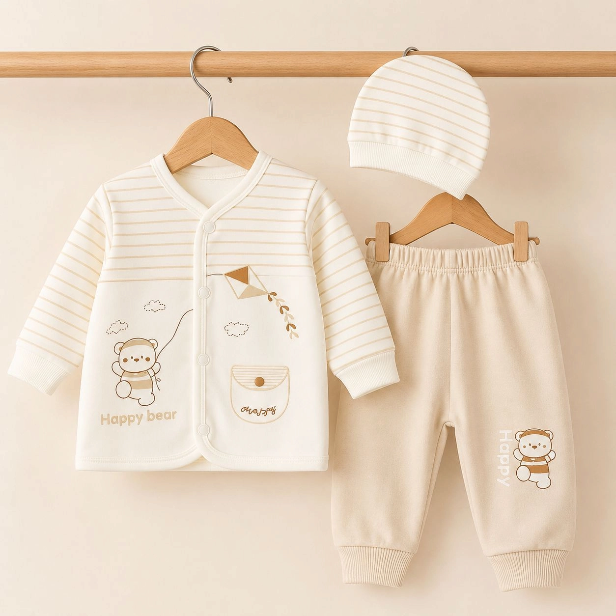 Baby Pajama Suit with Cap SK(0-3 months)
