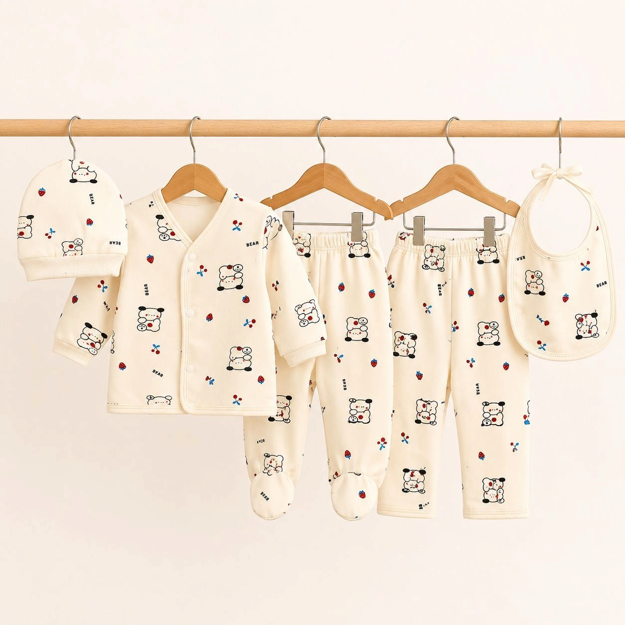 Baby winter 5 Pcs Starter Set Dresses